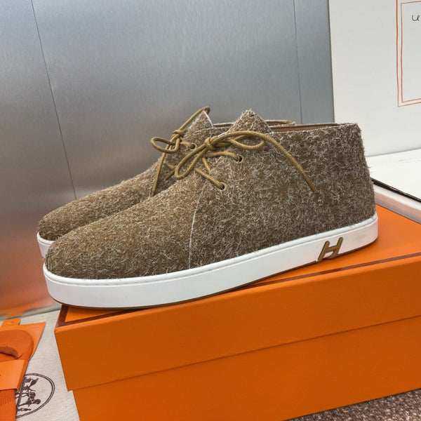 Sneaker HM 25 Klicker in pelle di vitello marrone 373016