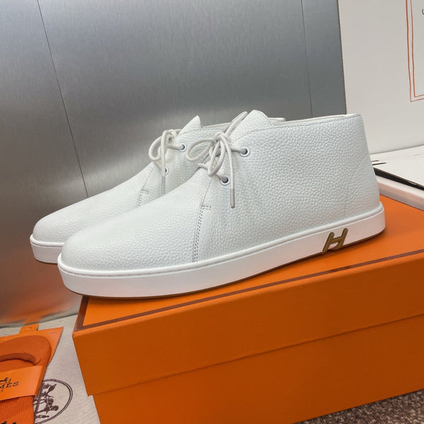 Sneaker HM 25 Klicker in pelle di vitello bianca 373017
