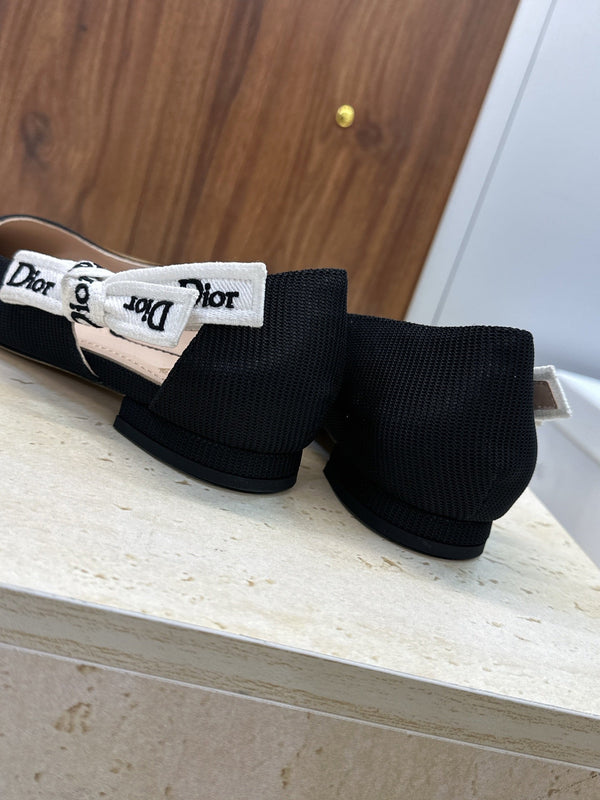 CD Ballerine J'Adior Tissu Technique Noir 633064