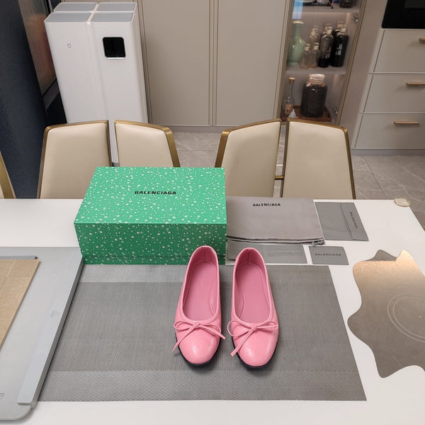 Balen 25 bow ballet flat pink sheepskin 184480