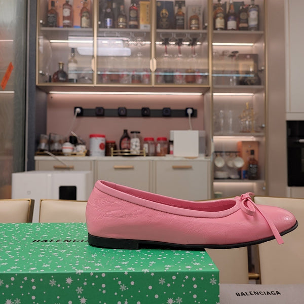 Balen 25 bow ballet flat pink sheepskin 184480