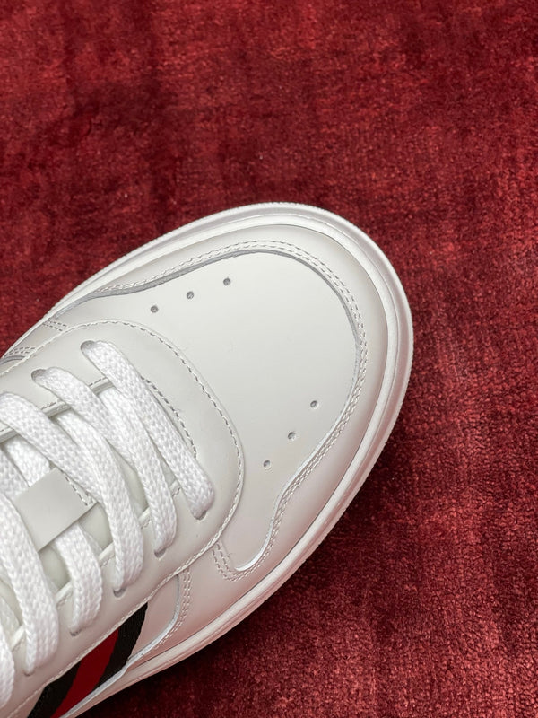 GG Chunky Trainers White Leather 543411