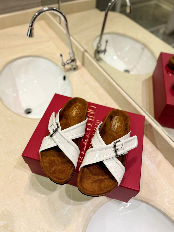 CROSSOVER - CINTURINO IN PELLE DI VITELLO BIANCA