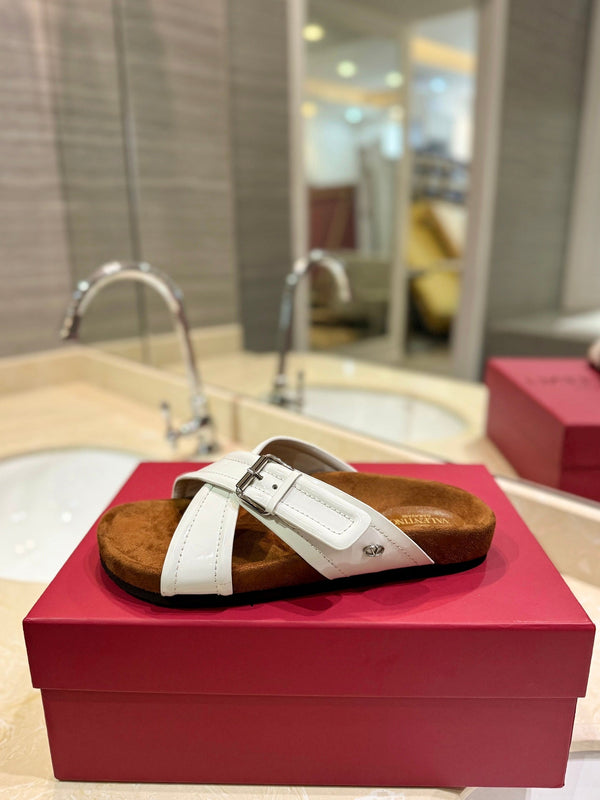 CROSSOVER - CINTURINO IN PELLE DI VITELLO BIANCA