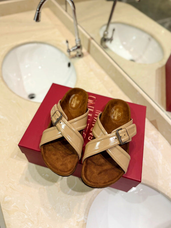 CROSSOVER - CINTURINO IN PELLE DI VITELLO MARRONE CAMMELLO