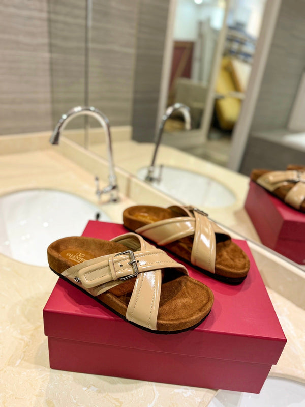 CROSSOVER - CINTURINO IN PELLE DI VITELLO MARRONE CAMMELLO