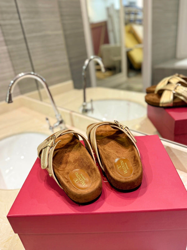 CROSSOVER - CINTURINO IN PELLE DI VITELLO ORO