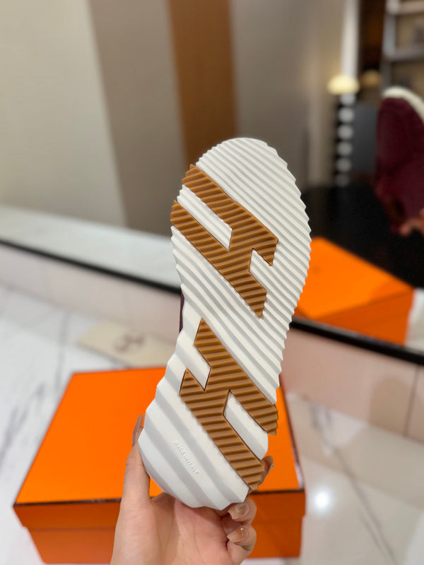 HM Increase Sneaker Red Purple Cowhide 983027