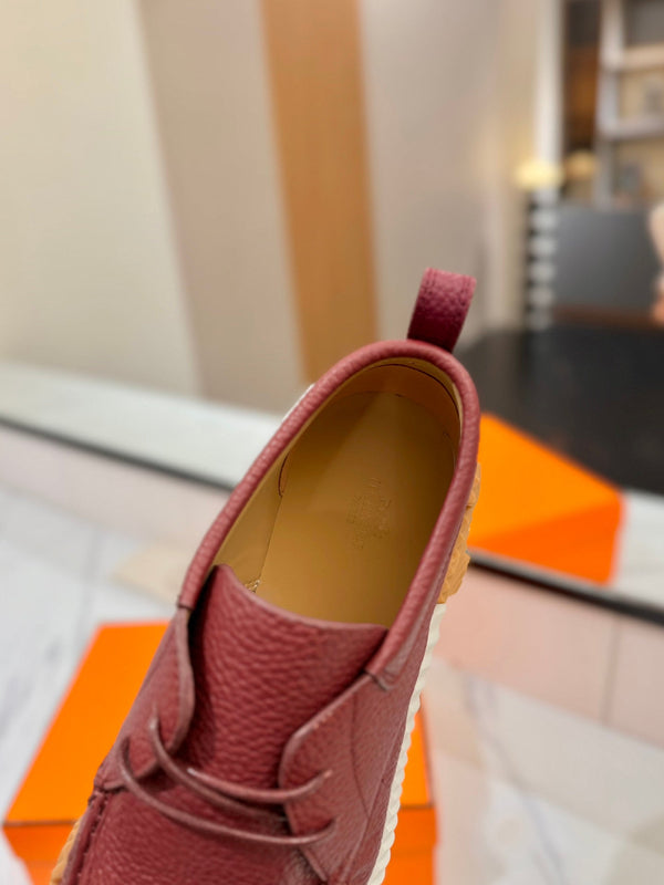 HM Increase Sneaker Red Purple Cowhide 983027