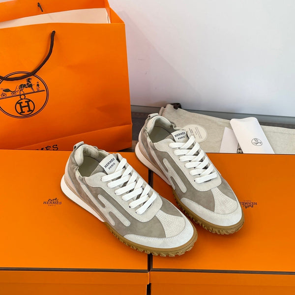 HM Jet Sneaker Beige Grey mix Seal Grey Suede 212741