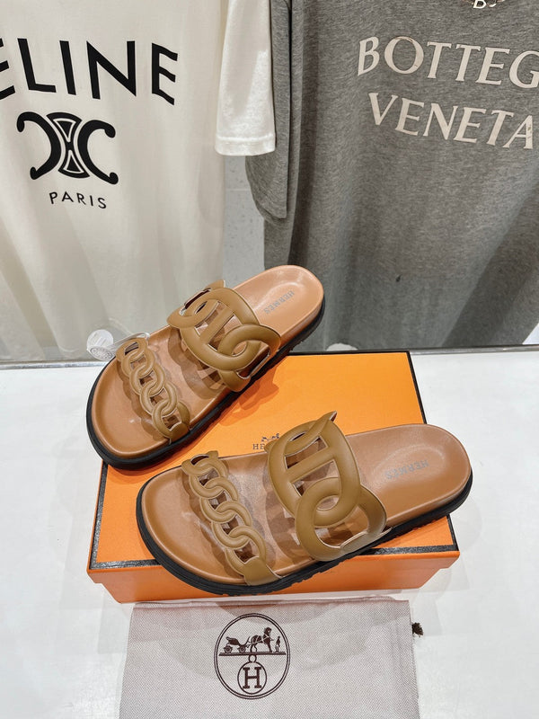 EXTRA SANDAL CARAMEL CALFSKIN
