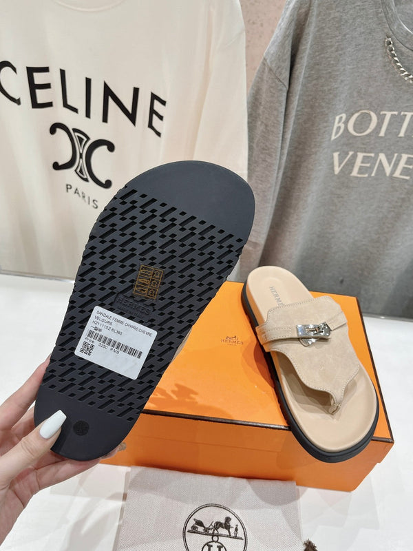 EMPIRE SANDAL PASTEL PINK SUEDE