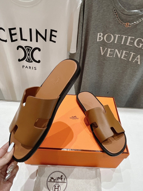 SANDALO IZMIR IN PELLE DI AGNELLO COLOR CARAMELLO