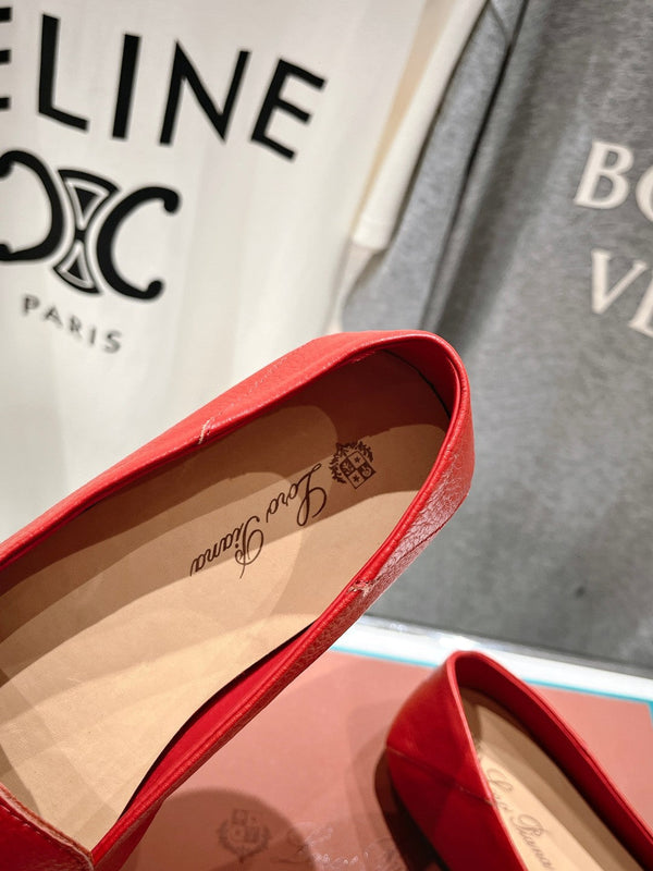 mocassino walk con suola a pois in pelle di vitello rossa