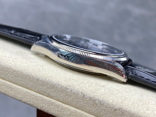 Rolex Perpetual 39mm Black Blue Dial