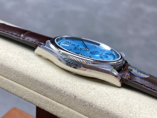 Rolex Perpetual 39mm Brown Blue Dial