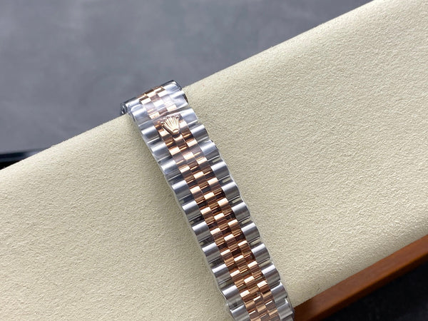 Datejust 31mm Pink Gold Steel Pink Dial