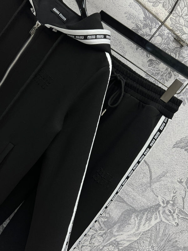 Miu Miu 25 Lazy Suits Black Cotton