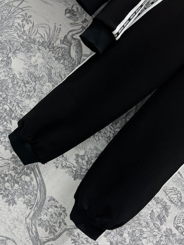 Miu Miu 25 Lazy Suits Black Cotton