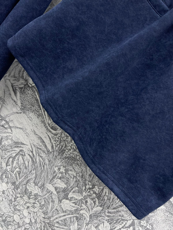 Miu Miu 25 Skirt Suit Blue Cotton