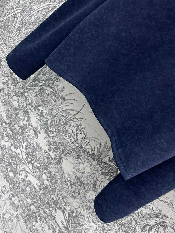 Miu Miu 25 Skirt Suit Blue Cotton