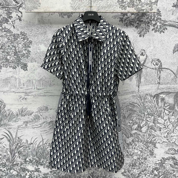 CD 25 Logo Shirt Dress Black Polyester