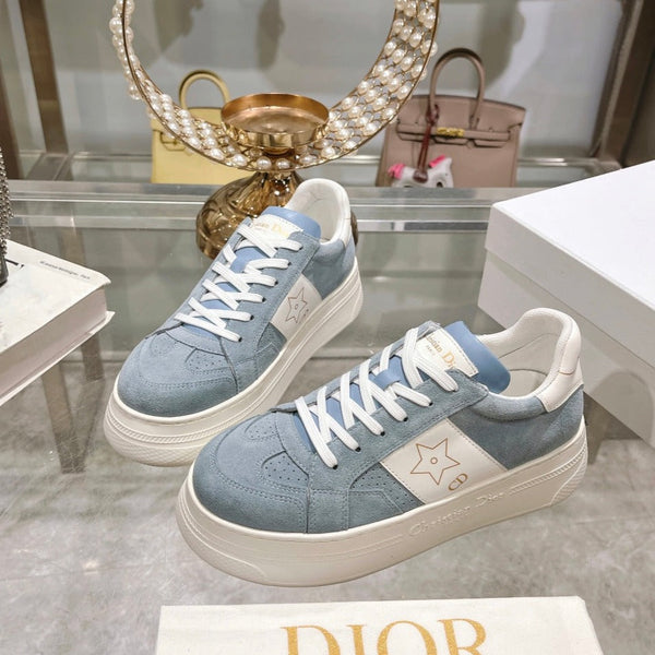 sneaker cd star vitello bianco roccia grigio scamosciato