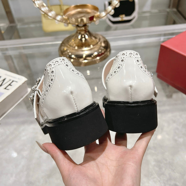 Viv 25 Mary Jane White Calf Patent Leather 235399