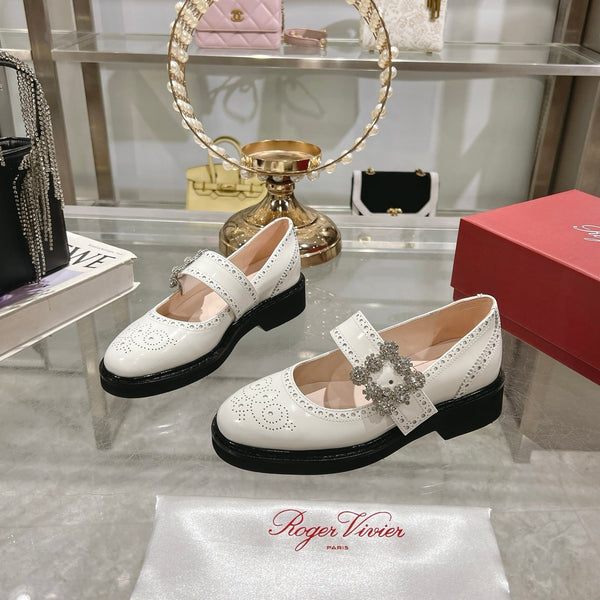 Viv 25 Mary Jane White Calf Patent Leather 235399