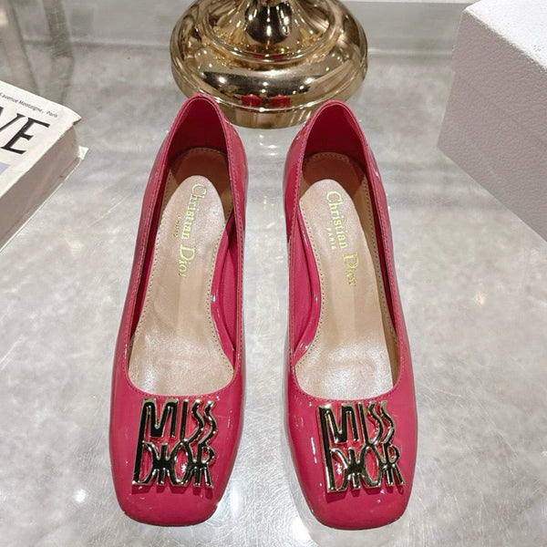 CD 25 Pump Heel Height 3cm Pink Patent Leather 393411