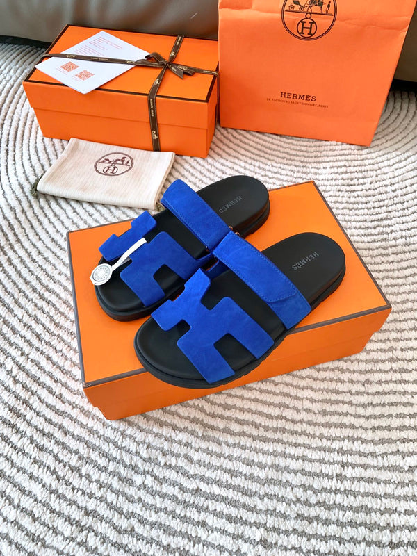 HM Chypre Sandal Blue Suede 963543