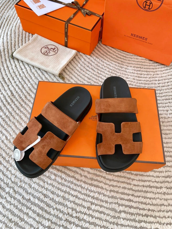 HM Chypre Sandal Brown Suede 963544