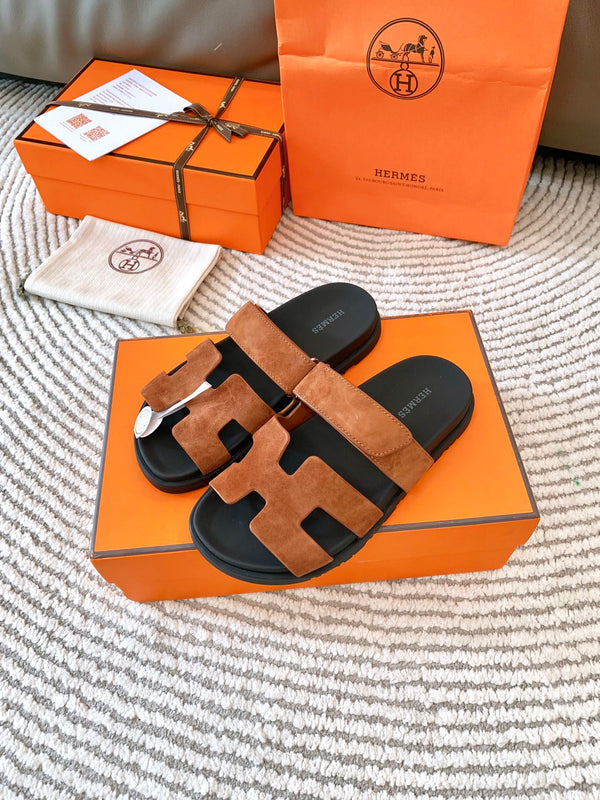 HM Chypre Sandal Brown Suede 963544