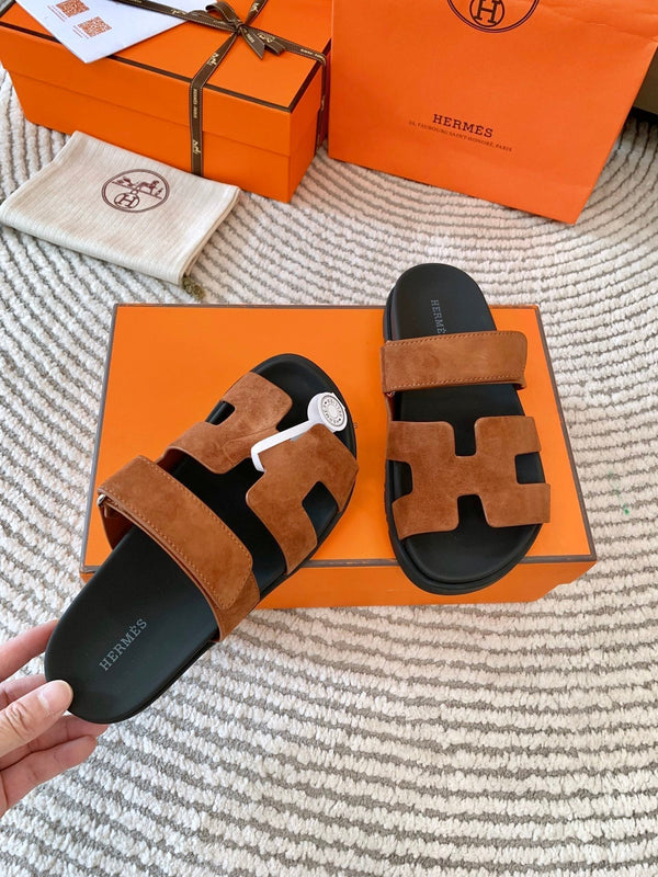 HM Chypre Sandal Brown Suede 963544