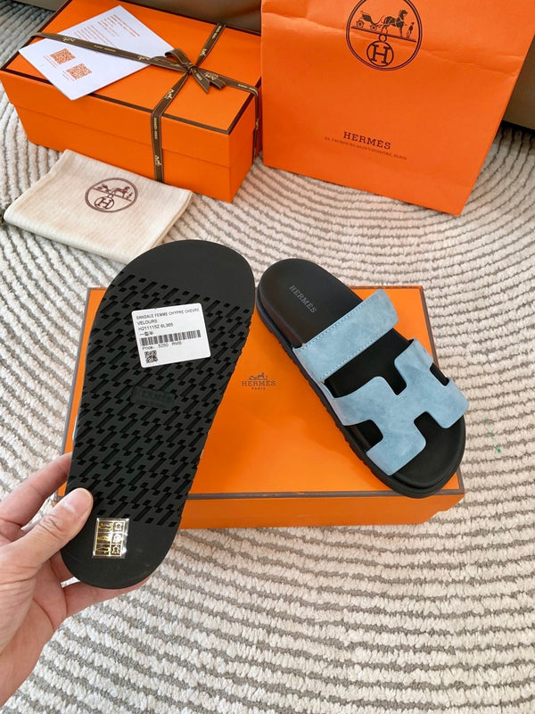 HM Chypre Sandal Cloud Blue Suede 963545