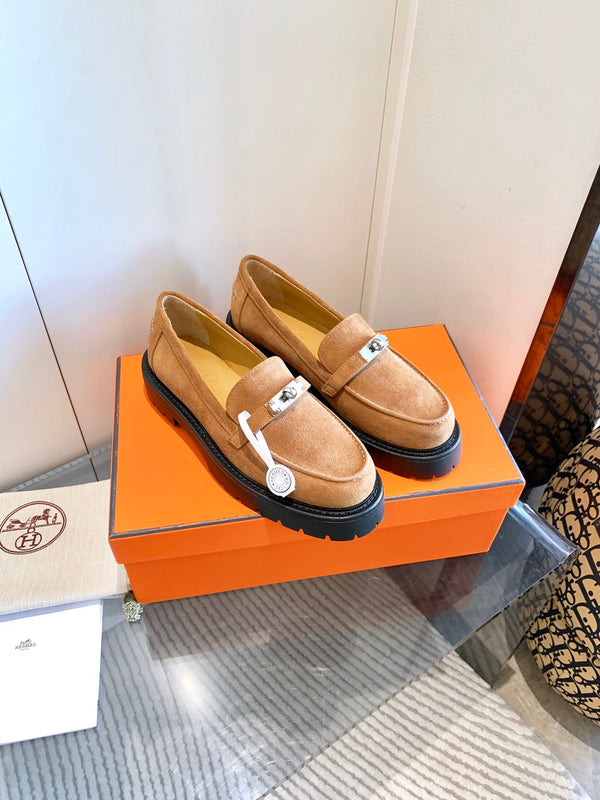 HM Icone Loafer Caramel Suede 963168