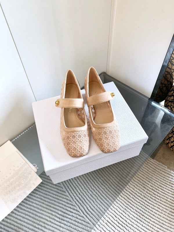 CD Icon Pump 35mm in pelle scamosciata beige 993227