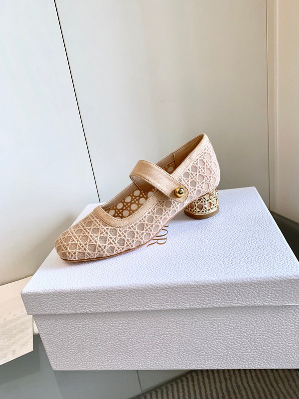 CD Icon Pump 35mm in pelle scamosciata beige 993227