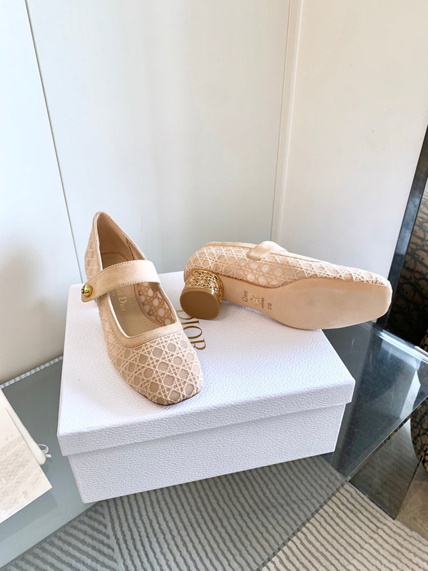 CD Icon Pump 35mm in pelle scamosciata beige 993227