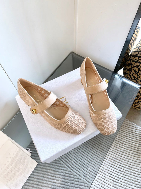 CD Icon Pump 35mm in pelle scamosciata beige 993227