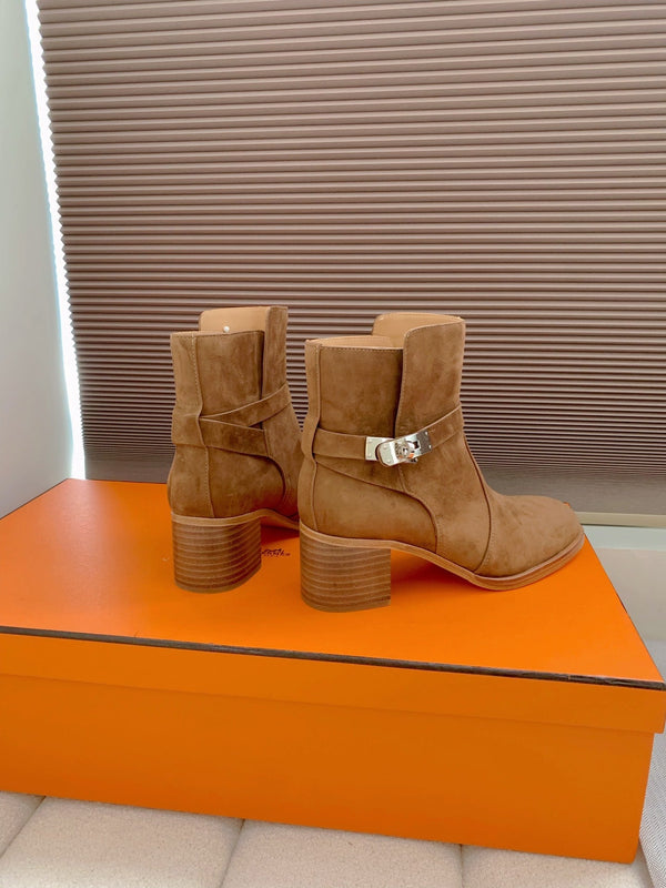 HM Frenchie 50 Ankle Boot Brown Suede 464345