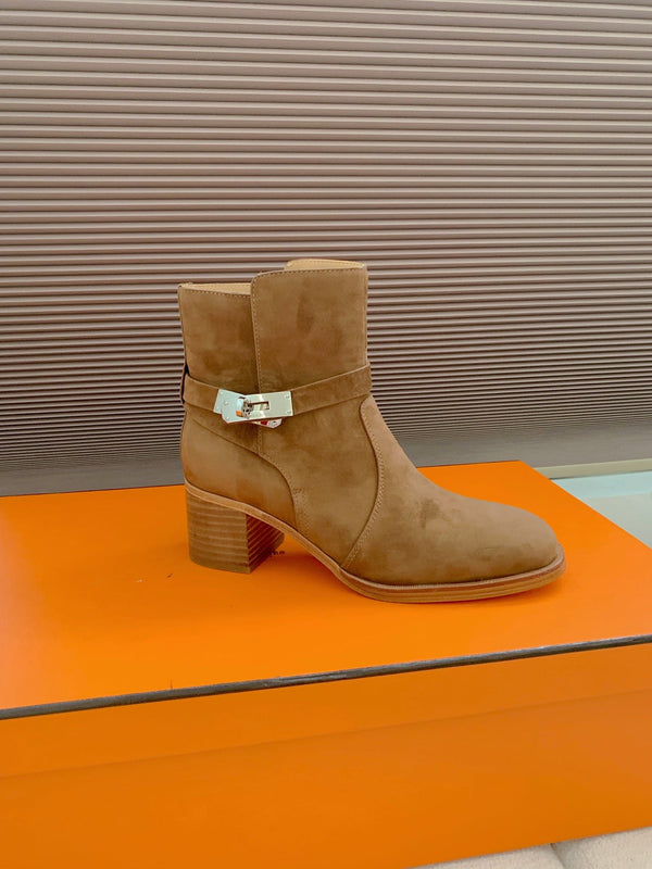 HM Frenchie 50 Ankle Boot Brown Suede 464345