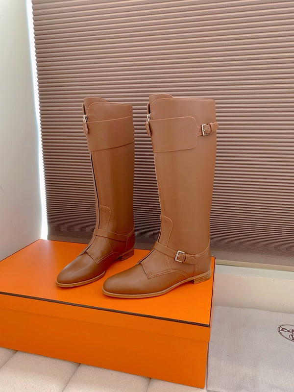 HM Riding Boots Caramel Cowhide 464357