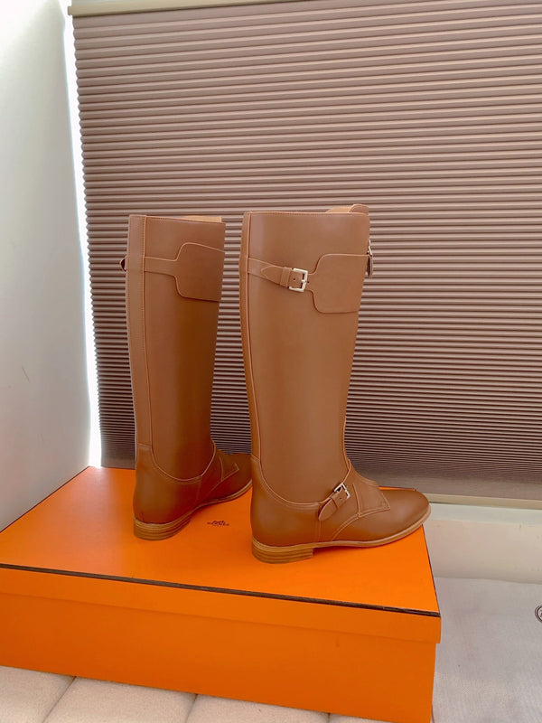 HM Riding Boots Caramel Cowhide 464357