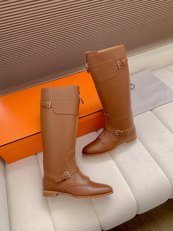 HM Riding Boots Caramel Cowhide 464357