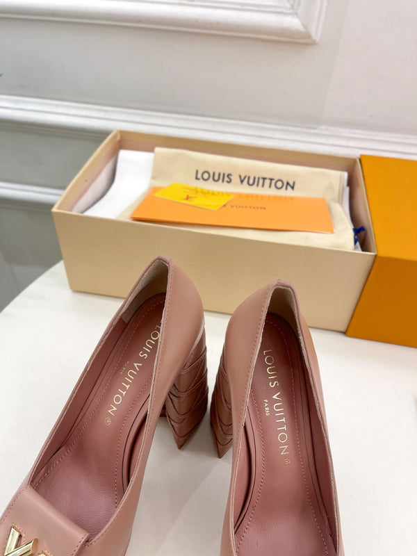 SHAKE MARY JANE TACCO ALTO 12 CM IN CREPE DI VITELLO ROSA