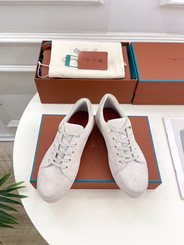 LP Nuage Sneaker In White Suede 988279