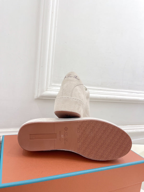 LP Nuage Sneaker In White Suede 988279