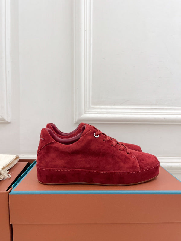 LP Nuage Sneaker In Red Suede 988283