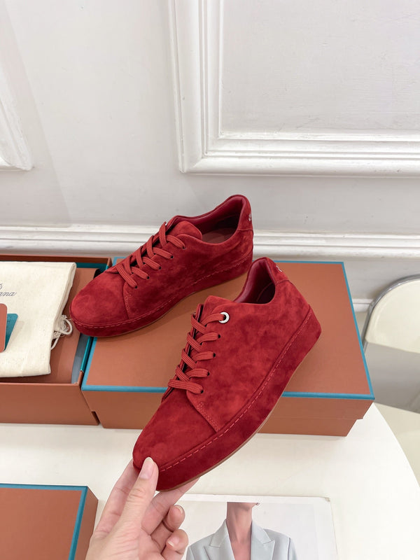 LP Nuage Sneaker In Red Suede 988283